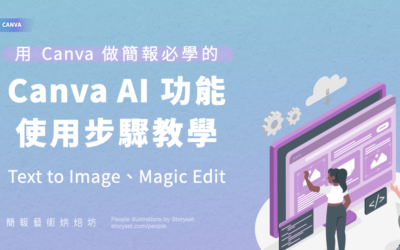 用 Canva 做簡報必學的 AI 新功能：Text to image、Magic Edit